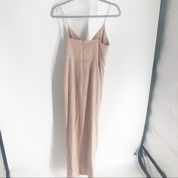 Shona Joy NWT Cocktail Draped Maxi Dress Pink Ballet 4 - Picture 8 of 9